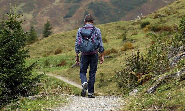 Man Hiking